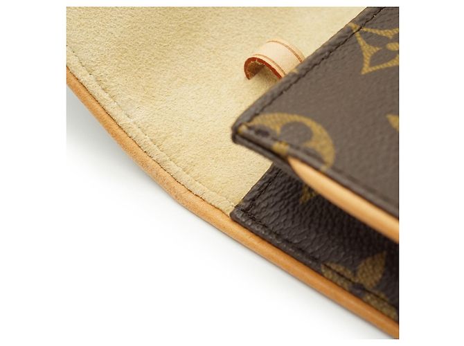 Louis Vuitton Monogram Twin Pochette GM Castaño Beige - vista 10