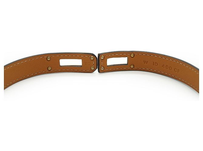 Hermès Kelly Double Tour Armband T2 Braun Golden Bordeaux - Ansicht 7