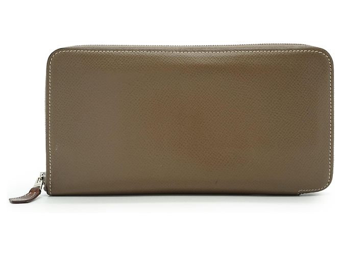 Hermès Portefeuille long Epsom Etoupe Les Sangles Azap Silk-in - vue 2