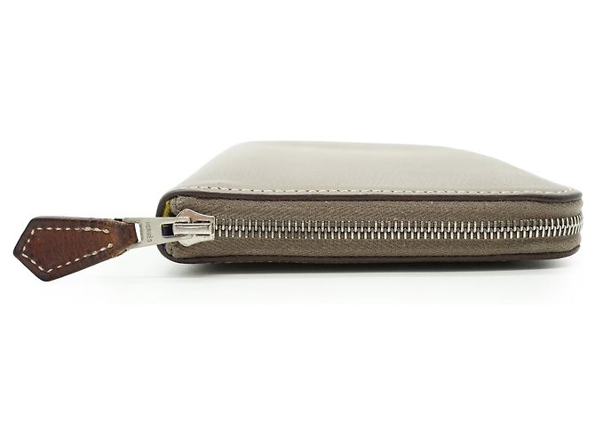 Hermès Portefeuille long Epsom Etoupe Les Sangles Azap Silk-in - vue 3