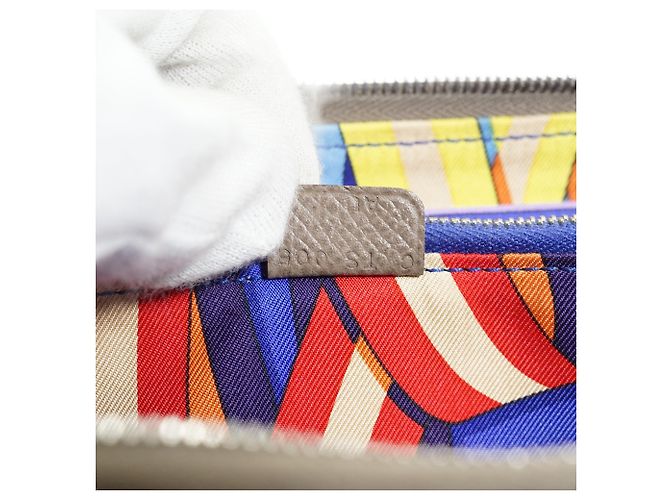 Hermès Portafoglio lungo Epsom Etoupe Les Sangles Azap Silk-in - vista 18