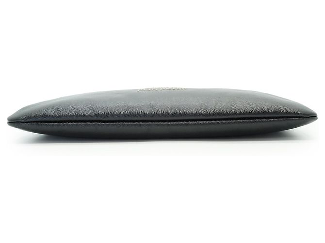 Chanel Clutch CC Studded Deauville O-Case in pelle caviar Nero - vista 5