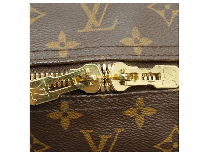 Louis Vuitton Monogram Keepall Bandouliere 60 Castaño - vista 13