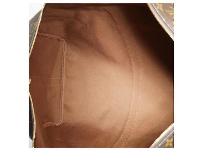 Louis Vuitton Monogram Keepall Bandouliere 60 Castaño - vista 15