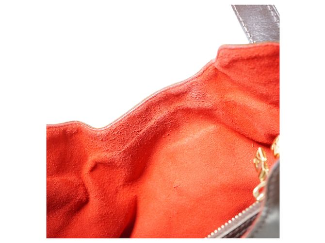 Louis Vuitton Damier Ebene Sistina GM Marrone Rosso - vista 14