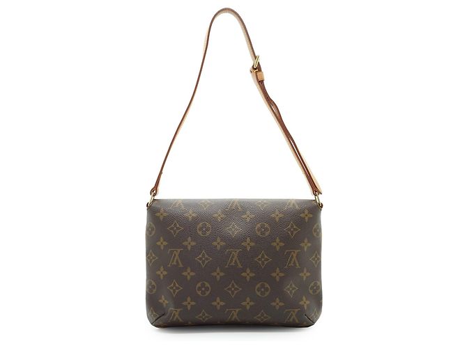 Louis Vuitton Monogram Musette Tango Marrom Mostarda - vista 2