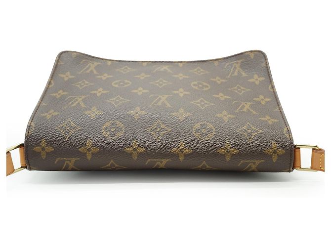 Louis Vuitton Monogram Musette Tango Marrom Mostarda - vista 8