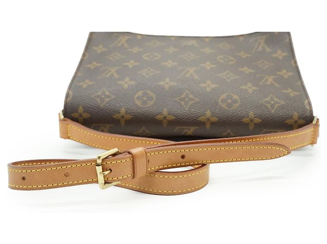 Louis Vuitton Monogram Musette Tango Marrom Mostarda - vista 9