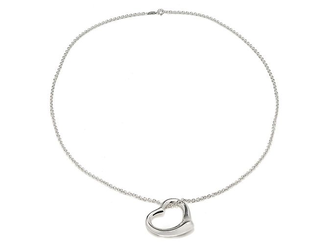Tiffany & Co. Elsa Peretti Open Heart Anhänger Silber 925 Herz 22 mm Luxus - Ansicht 3