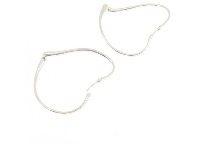 Autre Marque Pendientes de aro Tiffany Open Heart - vista 3