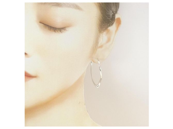 Autre Marque Pendientes de aro Tiffany Open Heart - vista 4
