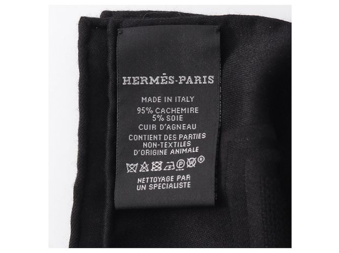 Hermès Pañuelo Hermes Carre 115 Sangle Negro - vista 3
