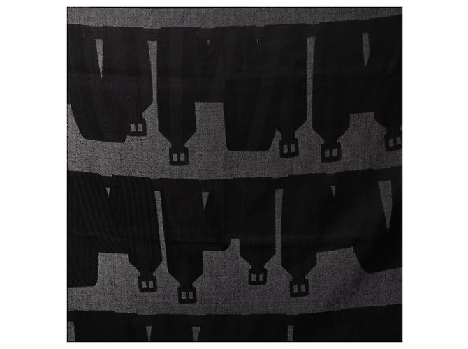 Hermès Pañuelo Hermes Carre 115 Sangle Negro - vista 4