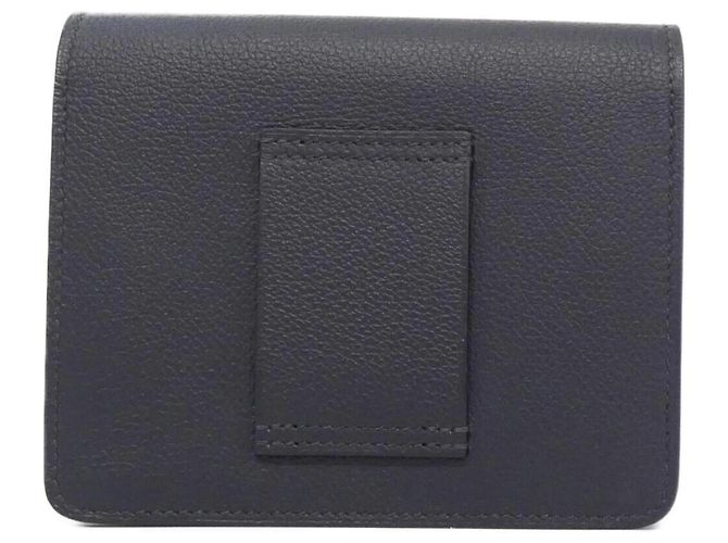 Hermès Hermes Luli Slim Bi-Fold Geldbörse Blau - Ansicht 2