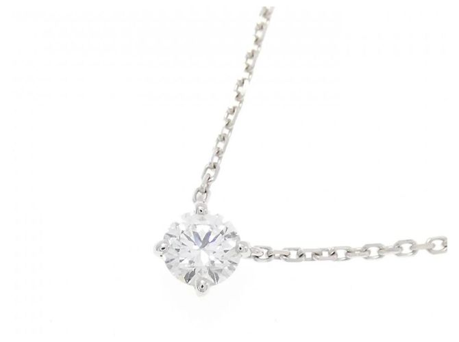 Collana Cartier 1895 in oro bianco e diamanti - vista 3