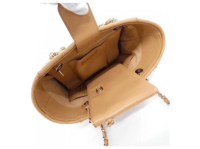 Borsa Chanel AS3818 Marrone - vista 6