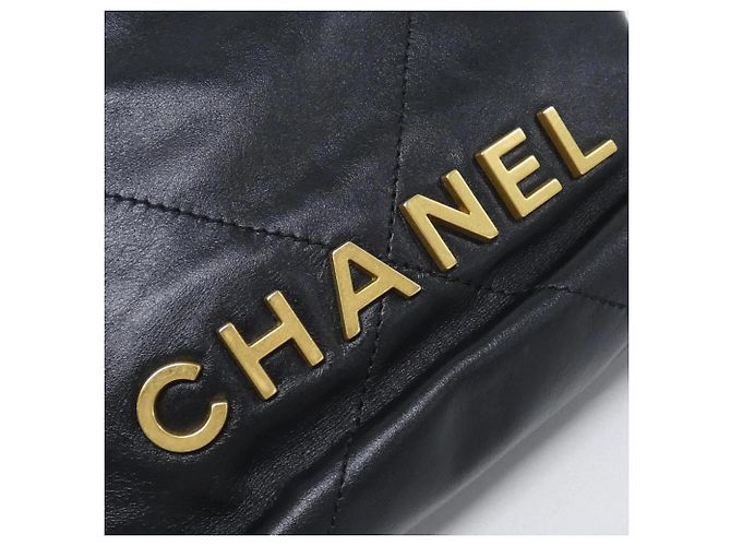 Chanel 22 Line MINI AS3980 Handtasche Schwarz - Ansicht 4