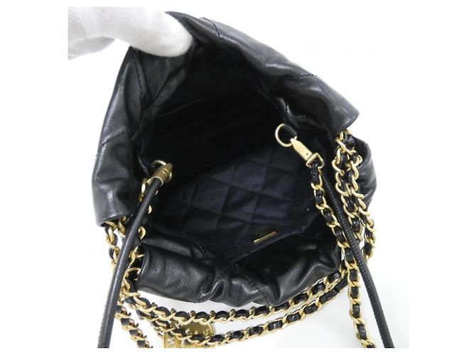 Chanel 22 Line MINI AS3980 Handtasche Schwarz - Ansicht 6