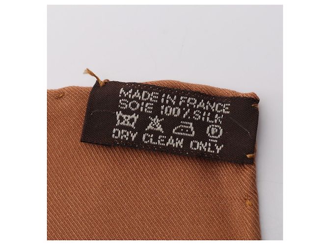 Hermès Carré Hermes 70 EN DESORDRE Marrone Nero Bianco - vista 3