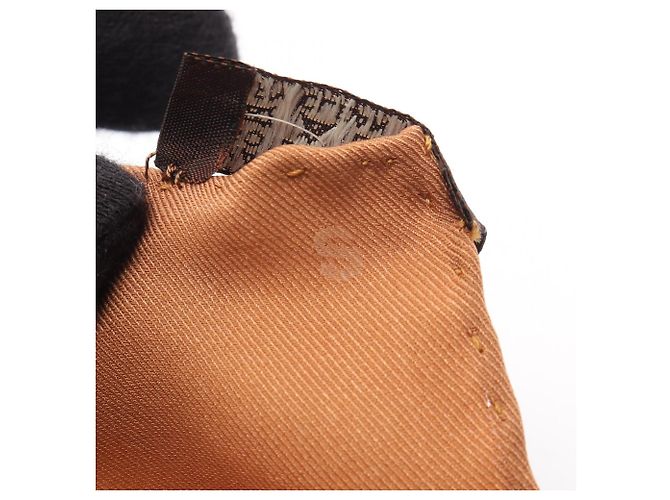 Hermès Pañuelo Hermes Carre 70 EN DESORDRE Castaño Negro Blanco - vista 4