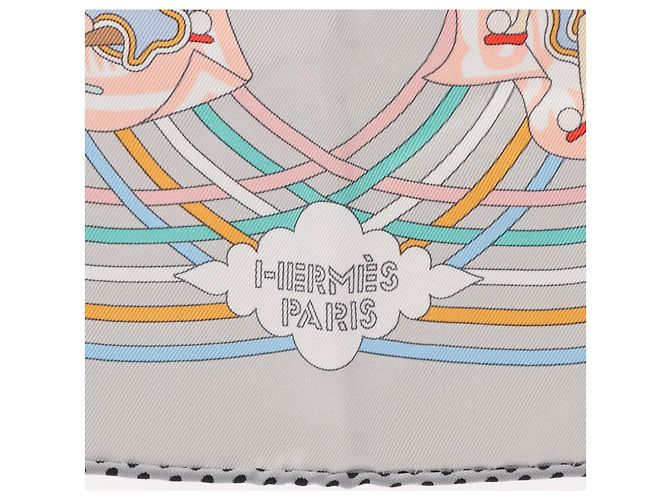 Hermès Hermes Carre 70 CARRES VOLANTS Tuch Braun Mehrfarben - Ansicht 4