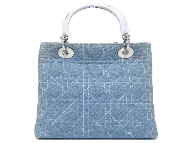 Christian Dior Lady Handtasche Hellblau - Ansicht 2