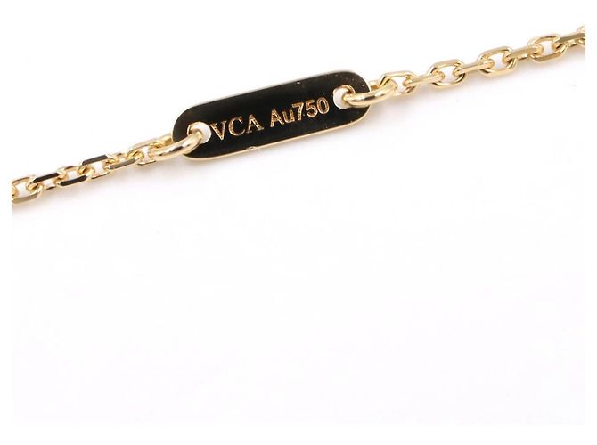 Collar Sweet Alhambra Madreperla Van Cleef & Arpels Blanco Dorado - vista 3