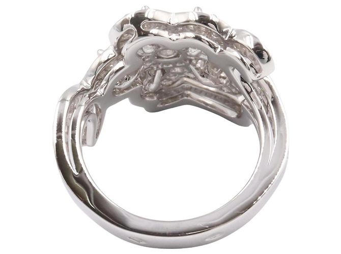 Van Cleef & Arpels Dentelle Diamantring Silber - Ansicht 3