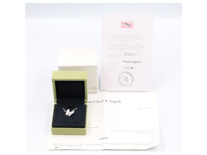Colar De Papillon Van Cleef & Arpels Prata - vista 4