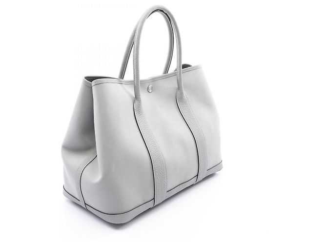 Hermès Bolso Tote Hermes Garden Party PM Castaño - vista 2