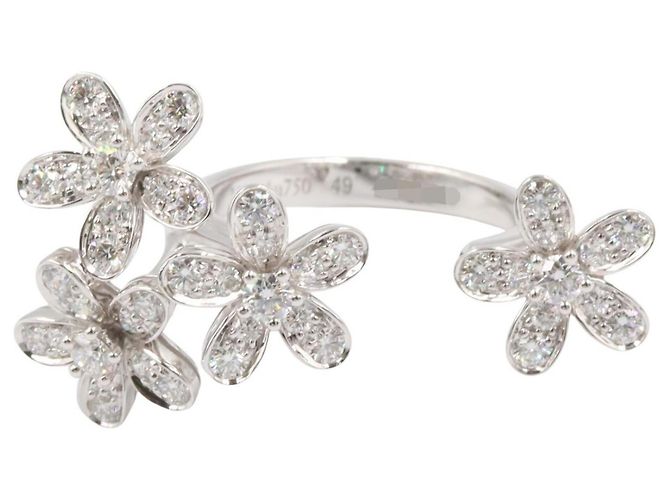 Anello Van Cleef & Arpels Frivole Entre Les Doigts Diamanti Argento - vista 2
