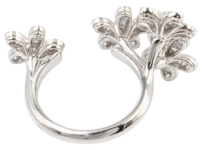 Anello Van Cleef & Arpels Frivole Entre Les Doigts Diamanti Argento - vista 3