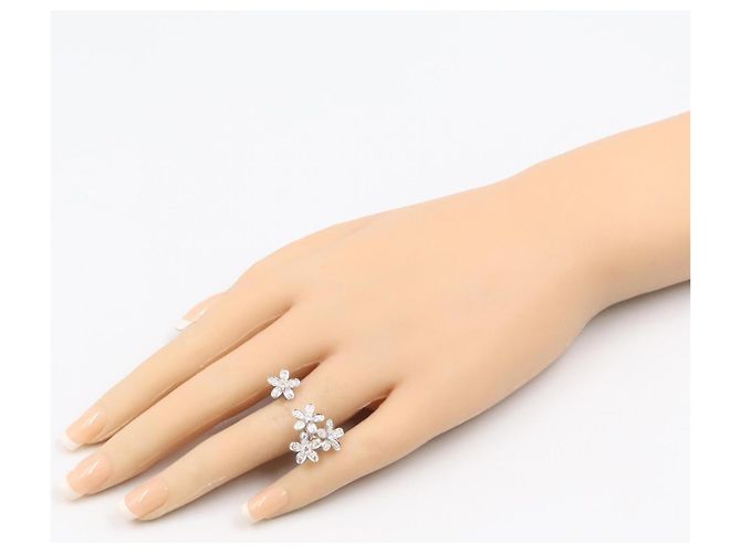 Anello Van Cleef & Arpels Frivole Entre Les Doigts Diamanti Argento - view 8