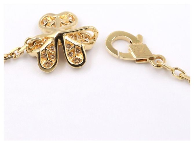 Van Cleef & Arpels Frivole Diamanten 5P Armband Golden - Ansicht 5