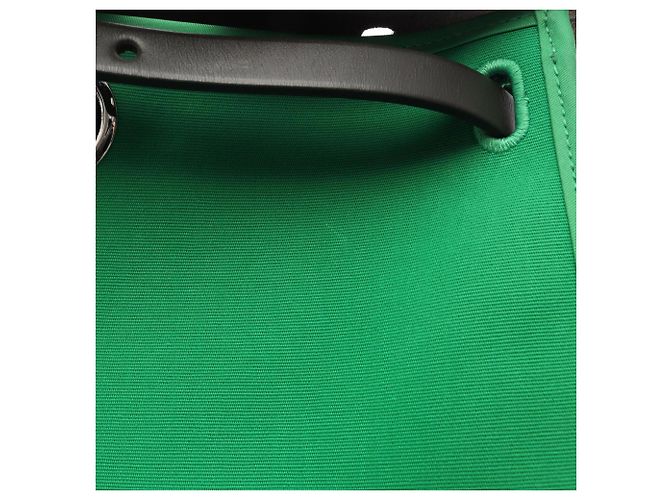 Hermès Herbag Zip PM Bolso de mano 2-Way Castaño Verde - vista 11