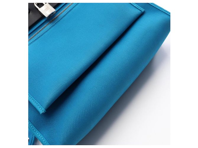 Hermès Hermes Herbag Zip PM Borsa a mano 2-Way Blu Blu navy - vista 8