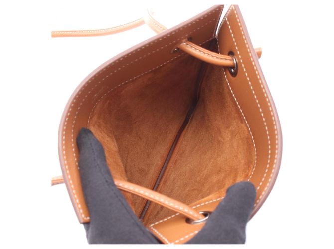 Hermès Borsa a tracolla Hermes Aline Mini Marrone - vista 3