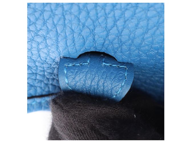 Hermès Hermes Evelyne Amazon TPM Schultertasche Blau - Ansicht 5