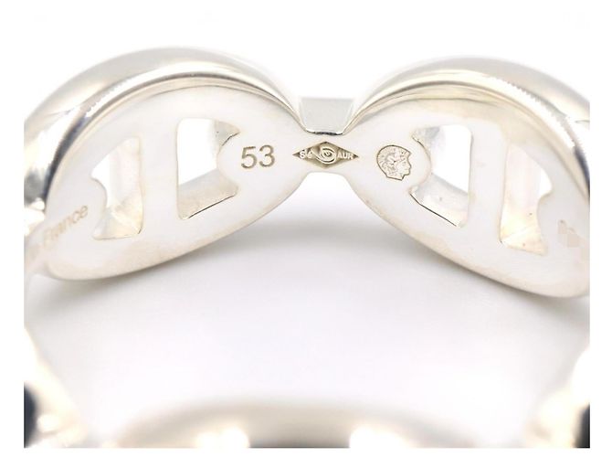 Ring Hermès Anillo Hermes Enchainée PM Plata - vista 4