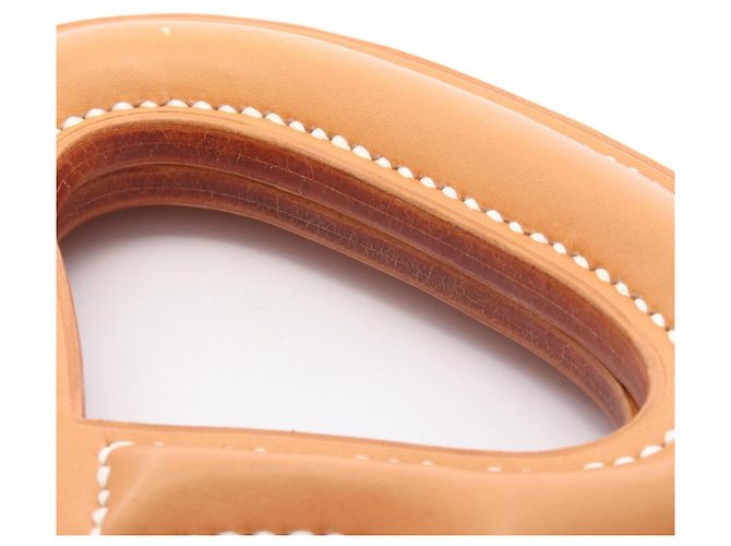 Hermès Hermes Vintage Handtasche aus braunem Leder - Ansicht 7