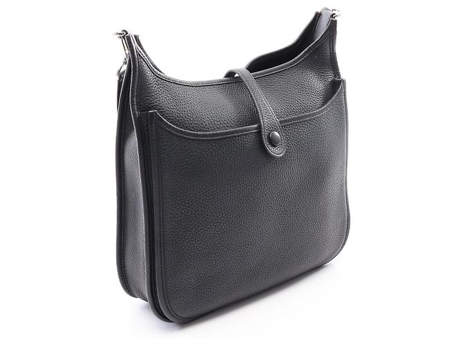 Hermès Bolsa de Ombro Hermes Evelyne 3 Trois PM Preto - vista 2
