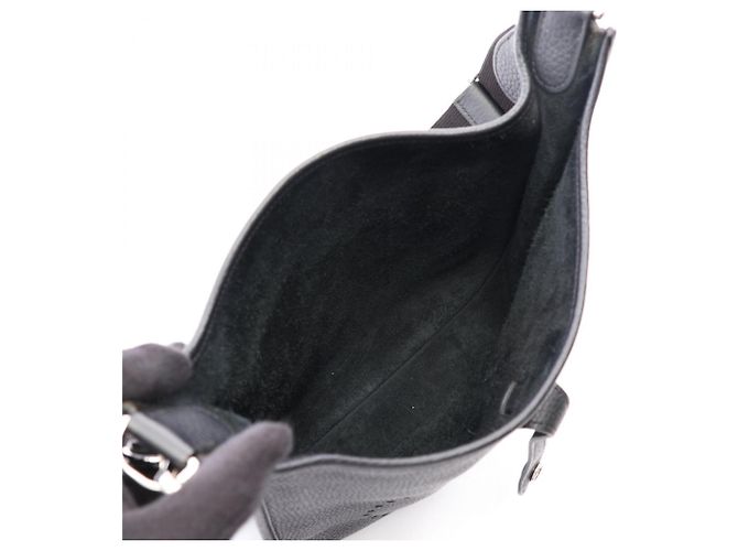 Hermès Bolsa de Ombro Hermes Evelyne 3 Trois PM Preto - vista 3
