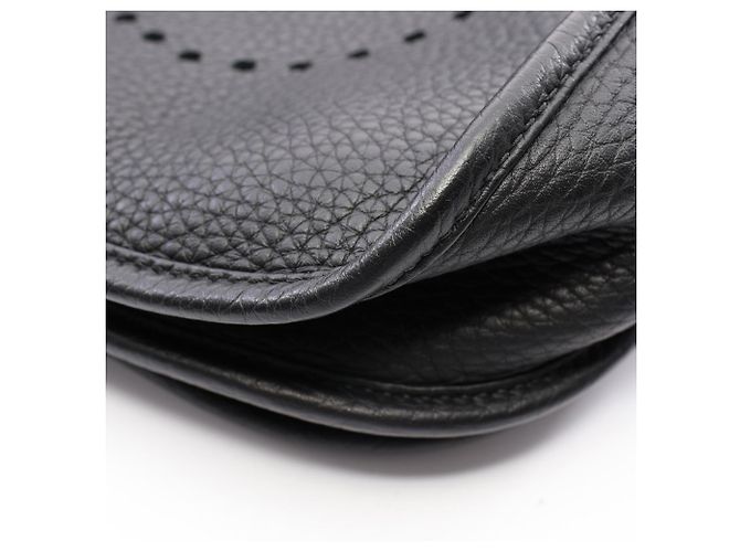 Hermès Bolsa de Ombro Hermes Evelyne 3 Trois PM Preto - vista 6