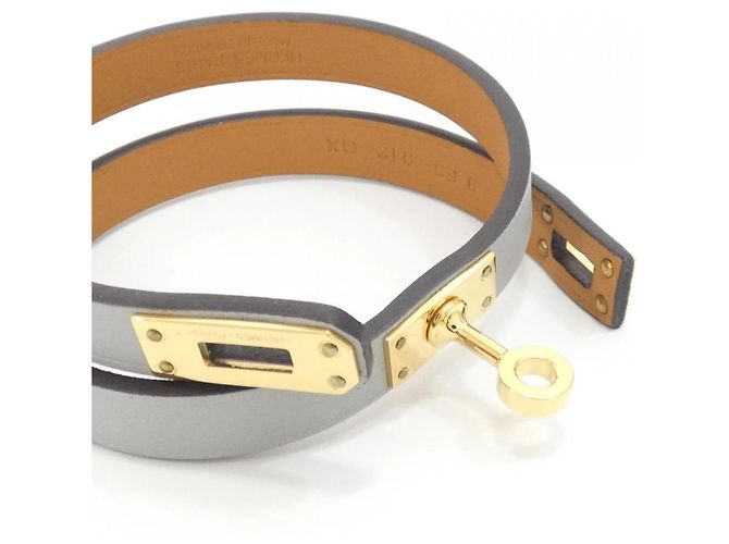 Hermès Pulseira Hermes Mini Kelly Double Tour Azul - vista 6