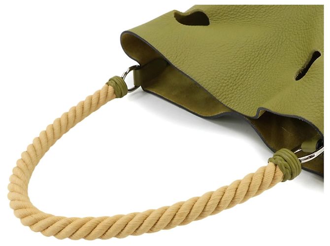 Hermès Borsa a mano Hermes Mangeoire MM Verde - vista 5