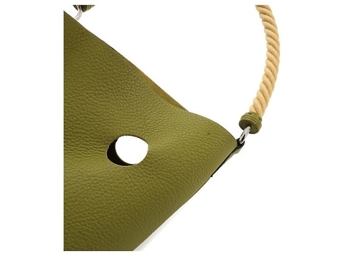 Hermès Borsa a mano Hermes Mangeoire MM Verde - vista 9