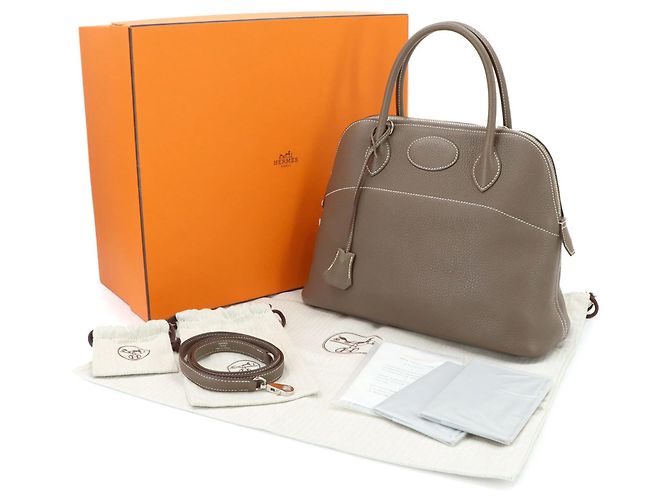 Hermès Bolso Hermes Bolide 31 Gris pardo - vista 2