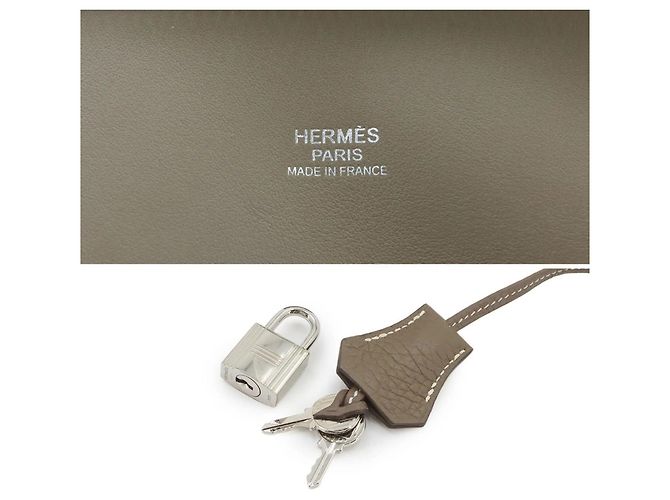 Hermès Bolso Hermes Bolide 31 Gris pardo - vista 8