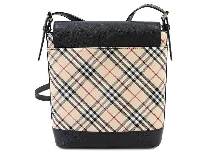 Burberry Nova Check Schultertasche Schwarz Beige - Ansicht 2