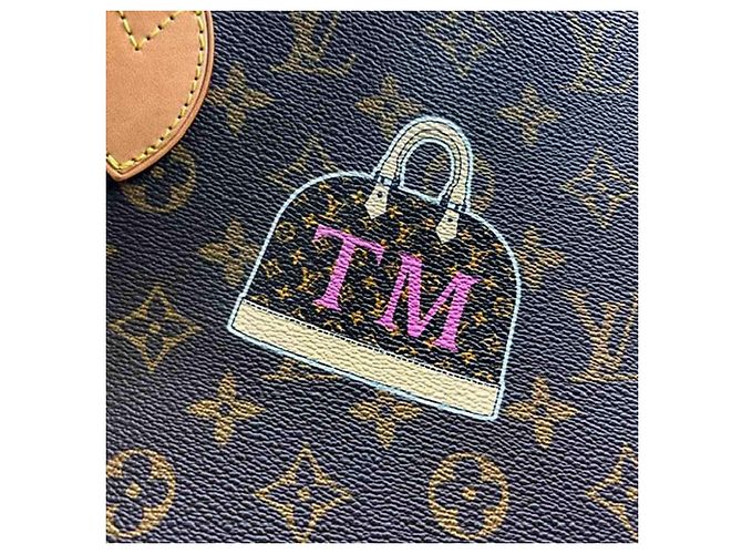 Bolso Tote Louis Vuitton Neverfull MM Monogram Multicolor Monograma - vista 9